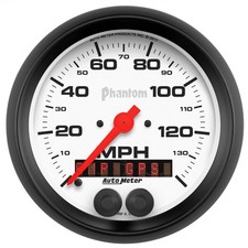 Autometer 5880 Phantom Series 3-38 Gps Speedometer Gauge 0-140 Mph