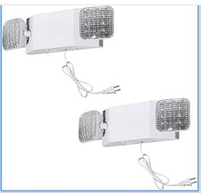 Emergency Lights with Battery Backup and 1.0 Meter Plug in Cord,Emergency Lights
