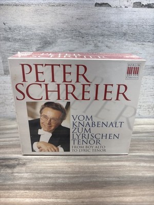 Peter Schreier Vom Knabenalt Zum Lyrischen Tenor Set Classical Berlin Sealed box