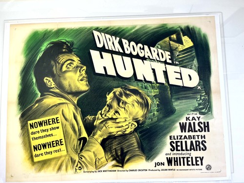 Hunted - The Stranger In Between (1950) UK Noir Quad Movie Poster LB