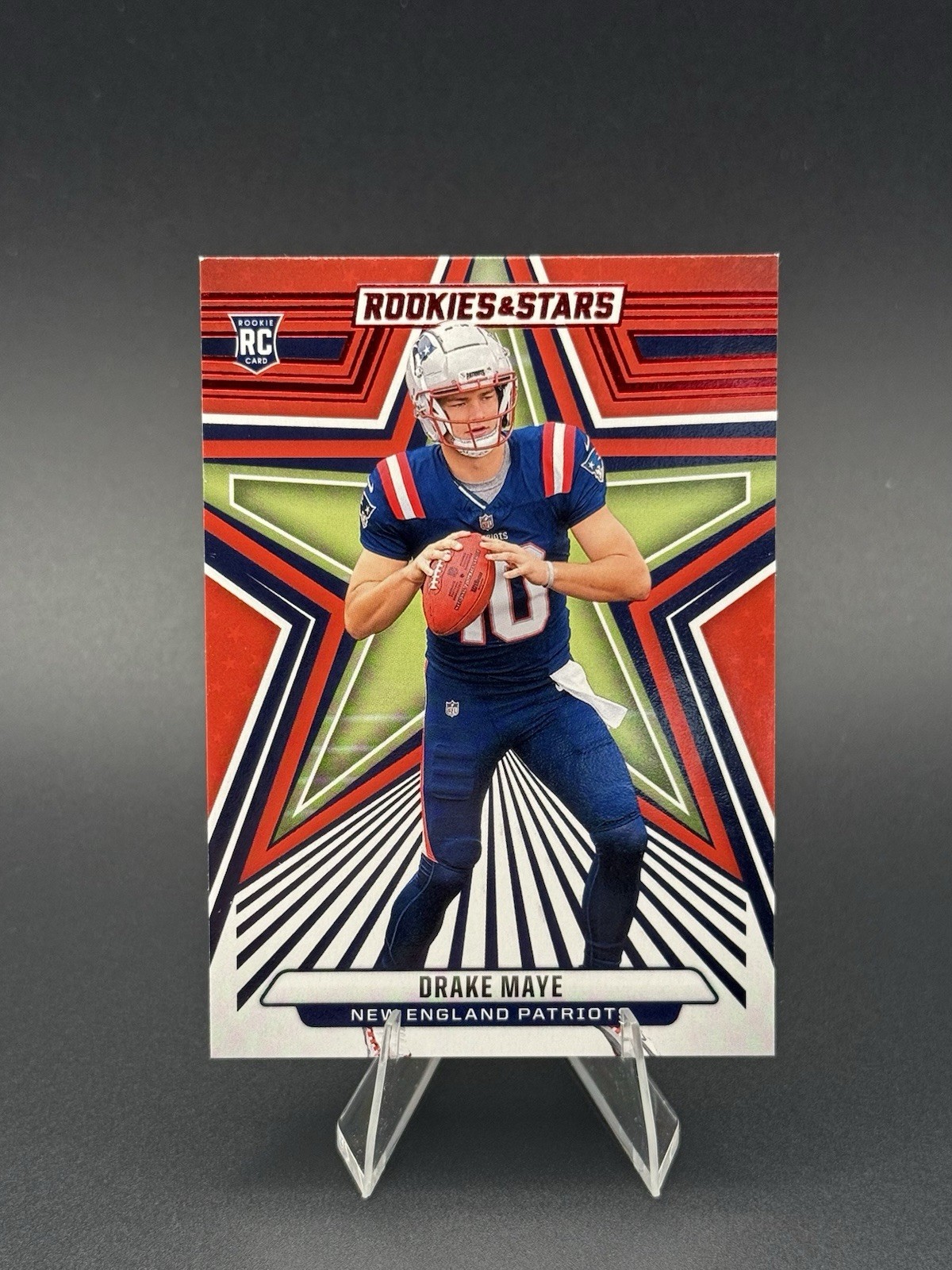 2024 Panini Rookies & Stars - Rookies Drake Maye #129 Red (RC)