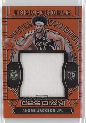 2023 Obsidian Electric Etch Orange Flood 13/99 Andre Jackson Jr Rookie RC 15wb