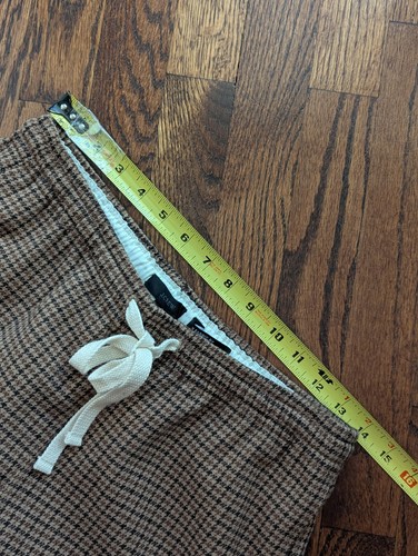 J Crew x Mario Belucci Italy Tweed Wool Houndstooth Elastic Pants Jogger Pockets - Picture 15 of 22