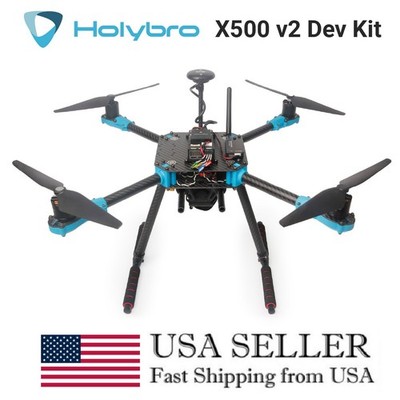 Holybro PX4 Dev Kit - X500 v2 | Pixhawk 6X,PM02D, M10, Sik 915 MHz | USA Ship