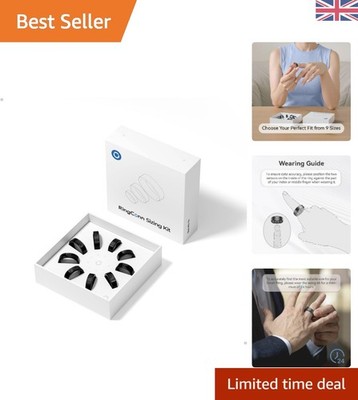 Smart Ring Größenmessgerät - Sorgen Sie für Komfort und Passform Größe 6-14 mit Bluetooth