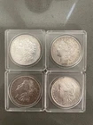 Morgan Silver Dollars sold as a lot - 1881 to 1884