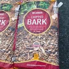 25 x 75l Growmoor chipped bark 0.18 per litre