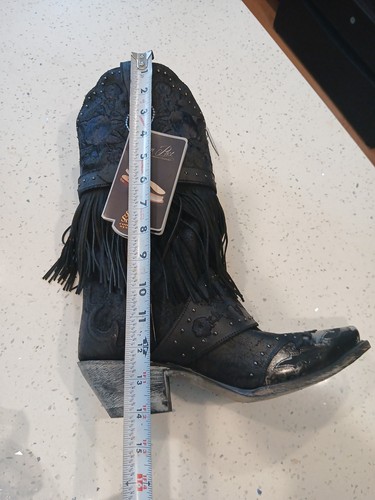 Dan Post Damen-Cowboys-Stiefel Größe 8 M schwarz - Bild 11 von 12