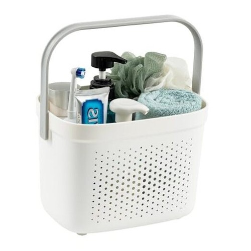 Portable Shower Caddy Basket, Plastic Cleaning Caddy Organizer Storage Tote