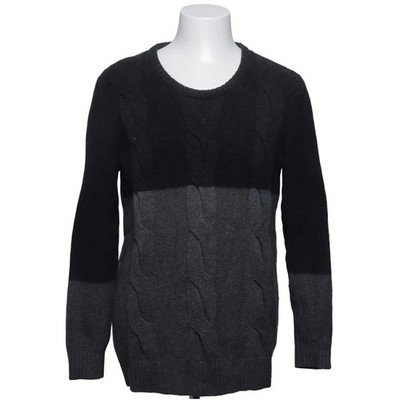 Emilio Denim, Strickpullover, Größe: M, Grau/Schwarz #FsY
