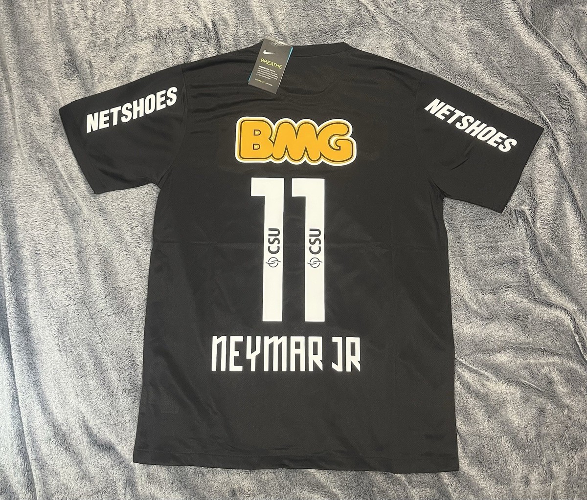 Neymar Jr. #11 Santos 2012/2013 Soccer Jersey Large Black | eBay