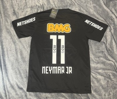 Neymar Jr. #11 Santos 2012/2013 Soccer Jersey Large Black | eBay