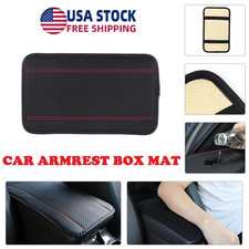 Car Accessories Armrest Cushion Cover Leather Center Console Box Pad Protector
