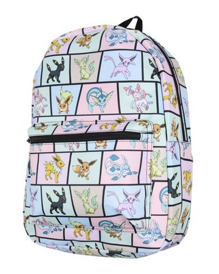 Pokemon Backpack Eevee Evolutions Laptop School Travel Backpack 17''