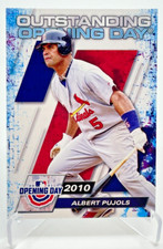 Albert Pujols 2021 Topps Opening Day Outstanding Opening Day Base Insert OOD-2