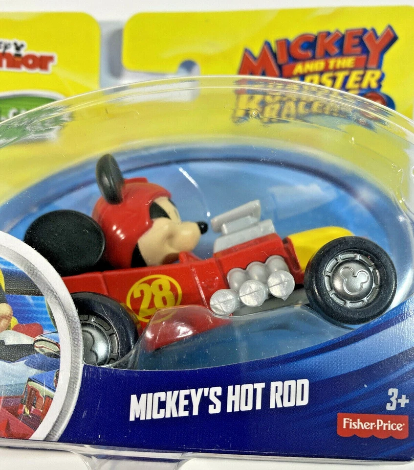 Disney Junior Mickey And The Roadster Racers Mickey's Hot Rod Diecast Race Car - Image 2 of 4
