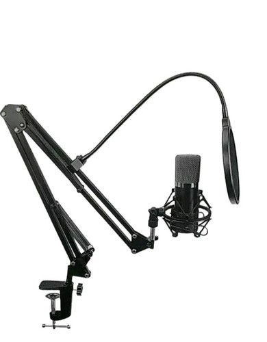 PROFESSIONAL Audio Condenser Microphone Kit Vocal Studio Recording Set USA ship - Picture 1 of 6