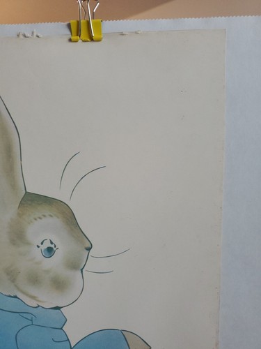 Frederick Warne and Co Ltd PETER RABBIT FRAMED ART PRINT Bottom Of Print Cut Off - Picture 4 of 9