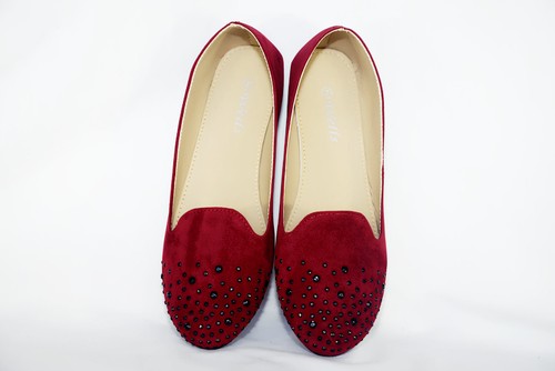 Nuevos Mujeres Ballet Zapatos Planos Informales Confort Sin Cordones Barco Mocasines Zapatos - Imagen 22 de 42
