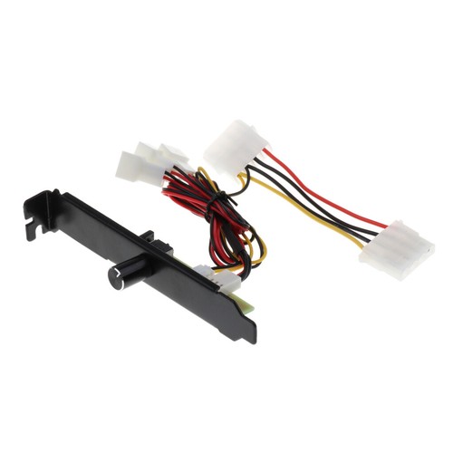 3 poliger PC Lüfter Controller Kit 12 V PCI Back Slot Controller - Afbeelding 5 van 9