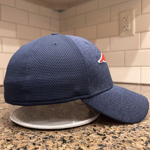 New England Patriots New Era 39THIRTY Cap Men's M/L Blue Fitted Baseball Hat - Picture 5 of 10