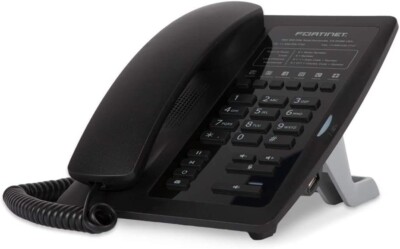 Fortinet FON-H25 Hotel IP Phone with 6 programmable Keys POE and 10/100 LAN