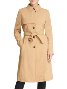 donna karan belted trench coat