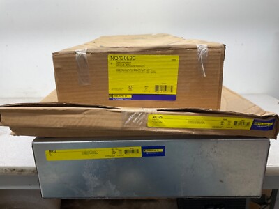 NEW Square D NQ430L2C Panelboard w/ NC32C & MH32 Enclosure;  225A, 240VAC, 3Ph