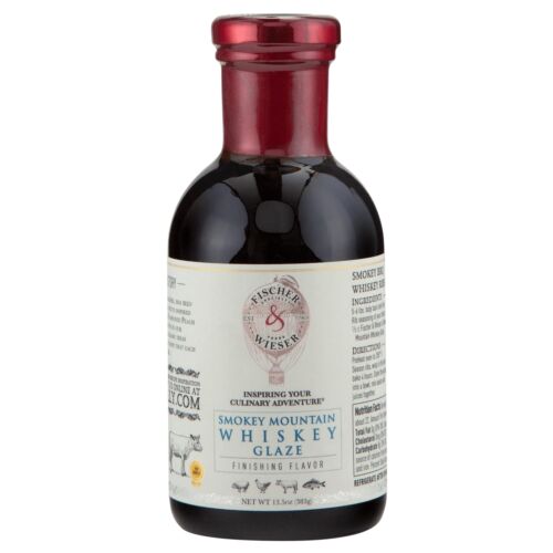 Fischer & Wieser Glaze Smokey Mountain Whisky 13.5 Ounces Pack of 6