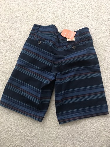 New Boys URBAN PIPELINE MAX FLEX Blue Striped Flat Front Shorts - Size 18 - NWT - Picture 3 of 7