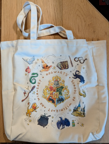 Harry Potter Hogwarts School Of Witchcraft And Wizardry Canvas Tote Bag