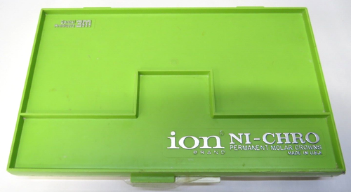 3M Ion NI-CHRO Permanent Molar Crowns w/ Case **OPEN BOX** - Picture 5 of 7