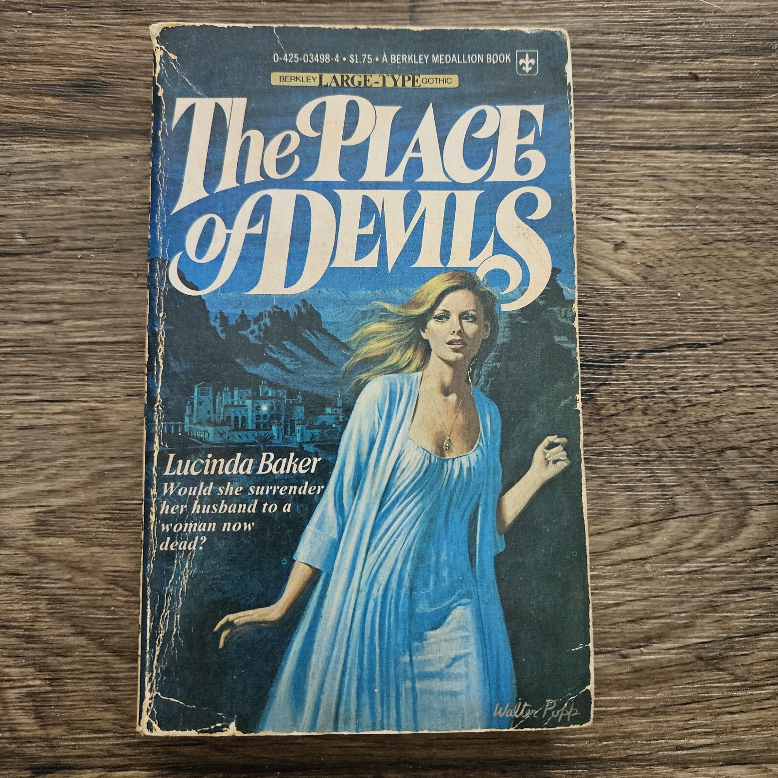 The Place Of Devils By Lucinda Baker 1977 Paperback Book