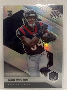 2021 Mosaic Football Nico Collins RC Variation Silver Prizm #330-V Texans