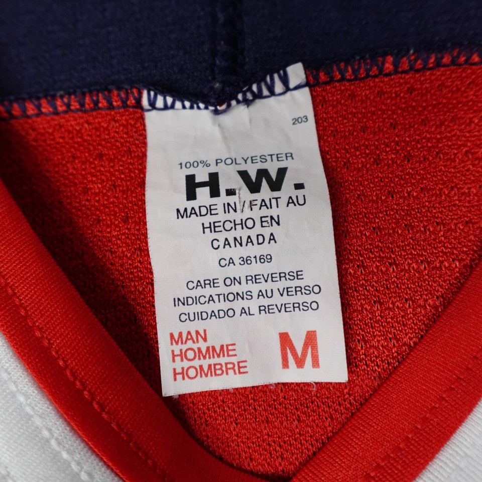 Vintage Dayton Bombers Jersey Mens Medium ECHL Columbus Blue Jackets SP