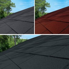 2.61sqm Felt Roofing Shingles Asphalt Shingles 18Pcs Self-Adhesive Roof Tiles UK
