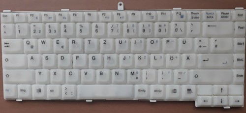 Gericom Overdose Tastatur Keyboard Deutsch QWERTZ, NSK-E300G  - Zdjęcie 1 z 2