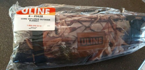 Uline Outdoor Blanket Camo Explorer Picnic Blanket 45 x 58 W/Handle Camping New  - Picture 1 of 4