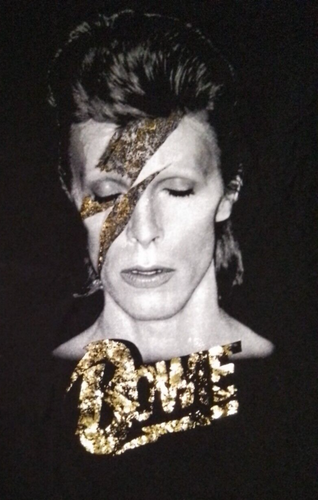 David Bowie Is Forever Shirt Womens XL Black Contemporary Art Chicago NWT