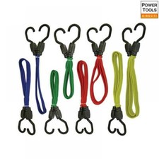 Faithfull Flat Bungee Cord Set 8 Piece