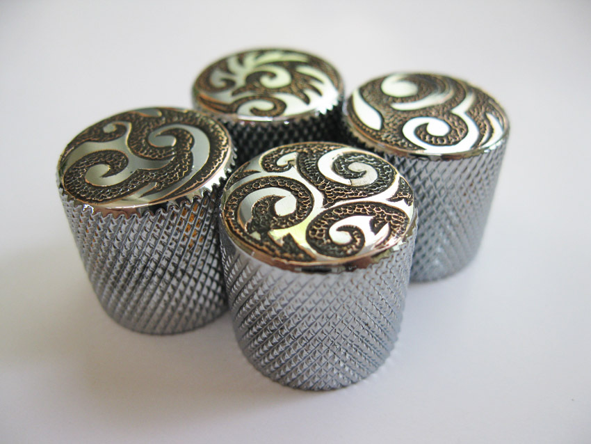 I、波動込めアクセサリー詰め合わせ Custom hand engraved 4pcs classical retro pattern electric
