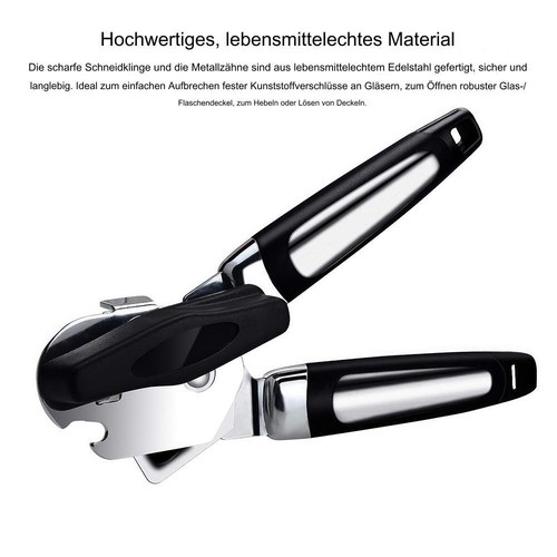 Manueller Dosenöffner Büchsenöffner Sicherheitsdosenöffner ohne scharfe Kante - Bild 8 von 14