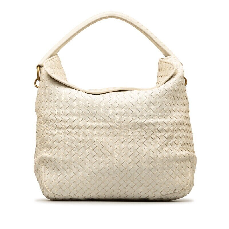 【優美な抜け感】Bottega Giotti Benedetta Small オフホワイト Women's Bottega Veneta Intrecciato One Shoulder Bag Handbag