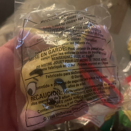 1999 McDonalds Disney Winnie the Pooh Plush Clip Toys Set of 8 New - Picture 3 of 11