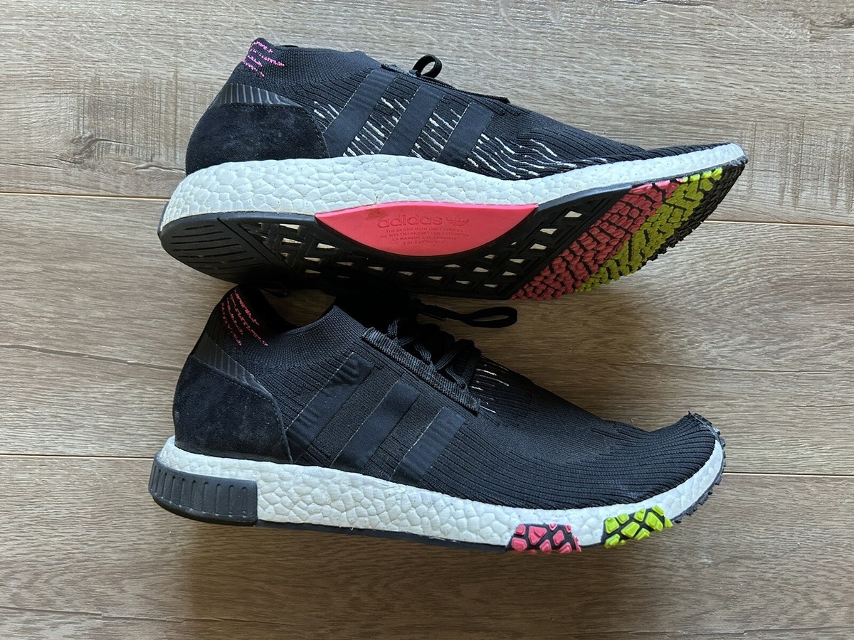 Adidas NMD Racer Primeknit Black/Solar Pink Men's Size 13 Running Shoes  Sneakers | eBay