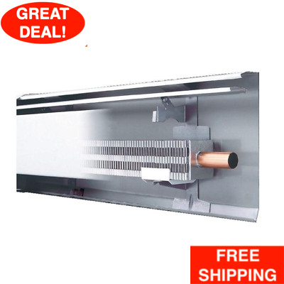 Slant/Fin Hydronic Baseboard 5-ft Fully Assembled Element and Enclosure ...