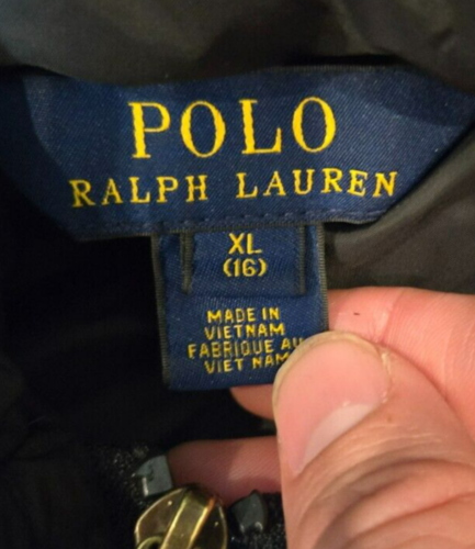 Polo Ralph Lauren Kids Girl's Long Quilted Puffer Down Coat Jacket Size XL (16) - Picture 4 of 12