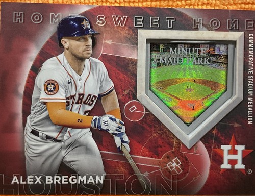 Alex Bregman 2024 Topps Serie 1 #HSHA-AB Home Sweet Home Rosso /10 Houston Astros - Foto 4 di 10