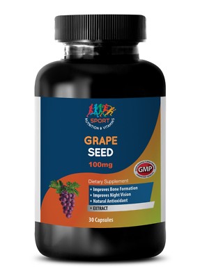 100mg Extract - GRAPE SEED 150MG EXTRACT - Antioxidant Protection - 1Bot 30Ct