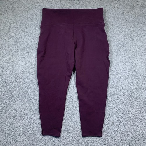 Spanx Ponte Ankle Leggings Womens Petite 3XP Purple - Picture 6 of 10